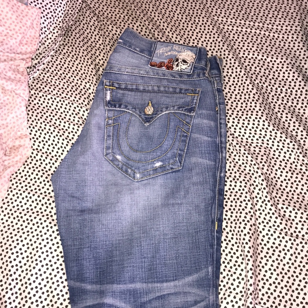 True religion cut off shorts